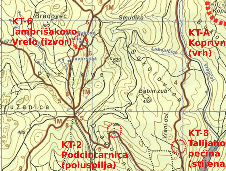 Trek Kameni svatovi 2012. – karte i opisi staza